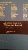 Annual Review of Materials Research雜志封面